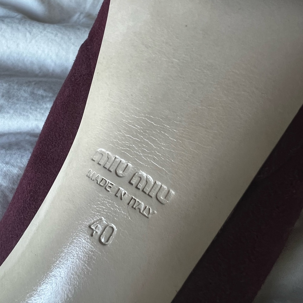 Size Eu 40 W Miu Miu Pumps - image 4